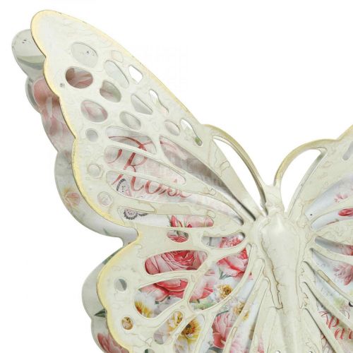 Wanddecoratie metaal vlinder decoratie landelijke stijl B29.5cm