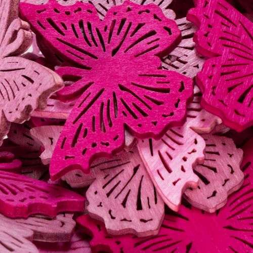 Artikel Decoratieve vlinders als decoratie voor lenteachtige tafel- en schaalarrangementen, 4 cm, 72 stuks