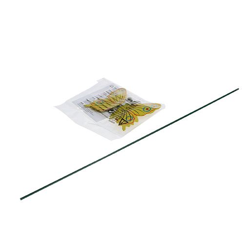 Floristik24 Vlinder op stok 8cm Geel