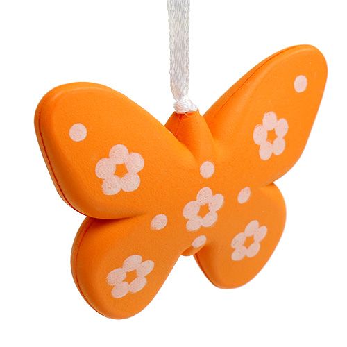 Floristik24 Vlinders om kleurrijk op te hangen 6.5cm 5st