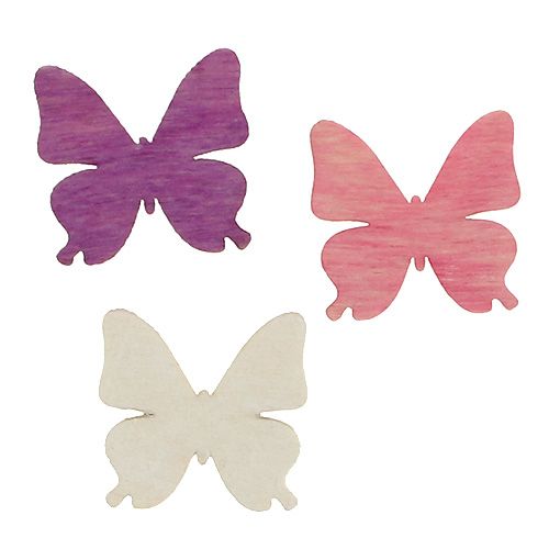 Floristik24 Verspreidende vlinders Mix 2cm 144st