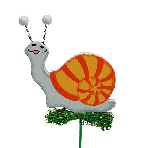 Floristik24 Slak als een plug 7cm L28cm 15st