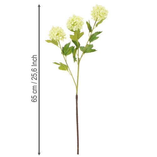 Kunstmatige groene sneeuwballenstruik, 65 cm, 2 stuks | Floristik24.nl