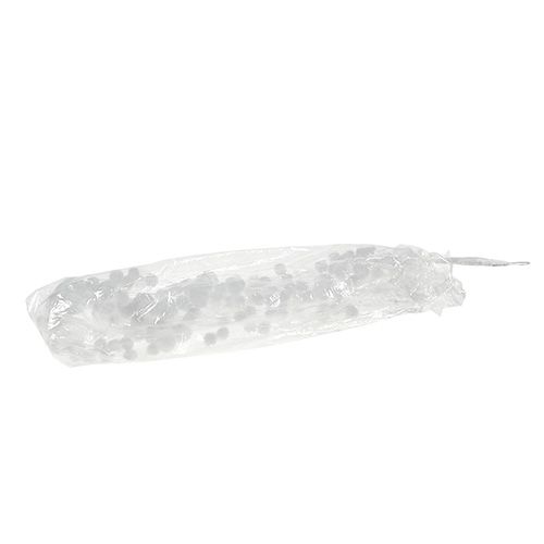 Floristik24 Sneeuwballenslinger 135cm wit
