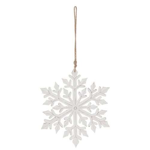 Grote decoratieve sneeuwvlok, hangende decoratie, 30 cm | Floristik24.nl