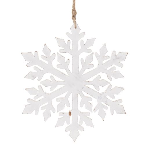 Grote decoratieve sneeuwvlok, hangende decoratie, 30 cm | Floristik24.nl