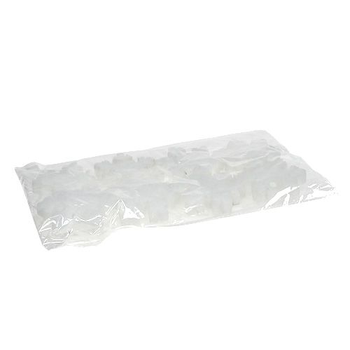 Floristik24 Sneeuwvlok wit 7cm 8st