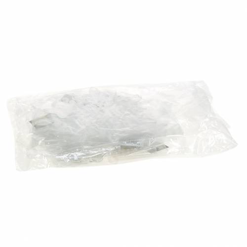 Floristik24 Sneeuwvlok om op te hangen 14,5cm transparant, glitter 12st