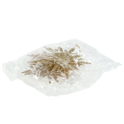 Floristik24 Sneeuwkristal goud 3D 13cm x 12,5cm 3st
