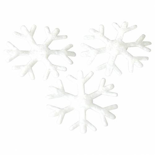 Floristik24 Sneeuwvlokken verspreid wit Ø17mm 240p