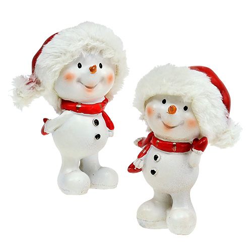 Floristik24 Sneeuwpop staand 11,5 cm 4 st