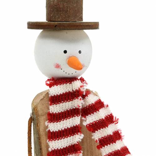 Floristik24 Sneeuwpop hout met patina 30cm 2st
