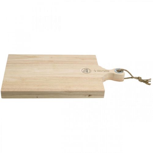 Artikel Mangohouten snijplank, decoratief dienblad met handvat echt hout 38 × 26.5cm L48cm