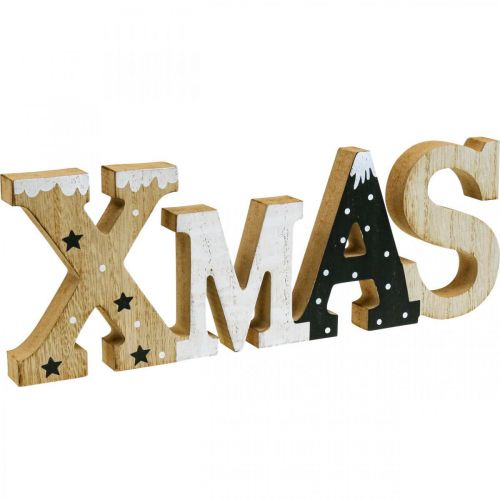 Floristik24 XMAS letters hout staand hout letters naturel 41,5cm