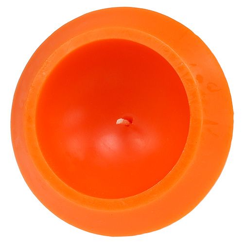 Floristik24 Drijvende kaars in oranje Ø16cm