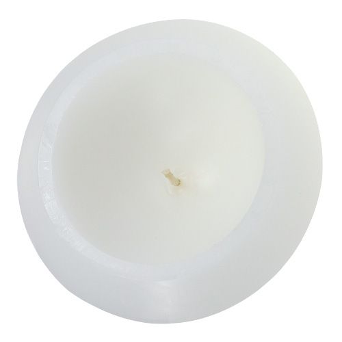 Floristik24 Witte drijvende kaars Ø16cm