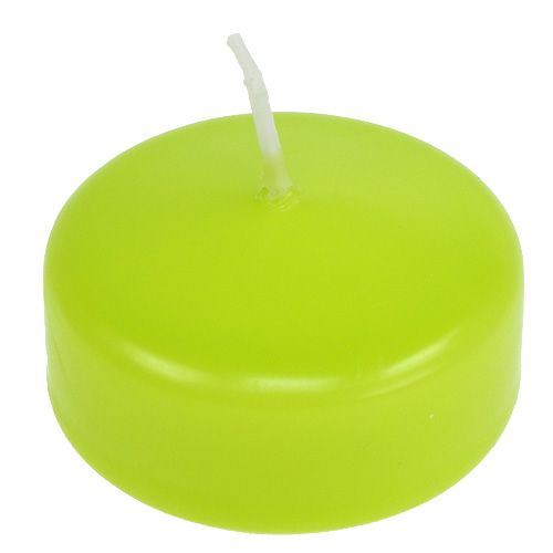 Artikel Drijvende kaarsen Groen 4,5cm 8 st