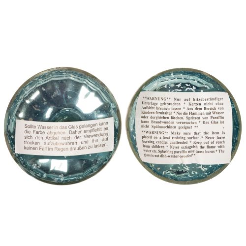 Artikel Glazen drijvende theelichthouder voor een elegante touch in elke kamer, 10 cm, 2 stuks