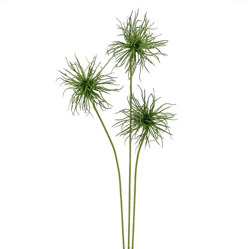 Floristik24 Zijden bloemen xanthium groen 63cm 4st
