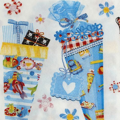 Floristik24 Servetten met suikerkegelmotief 33x33cm