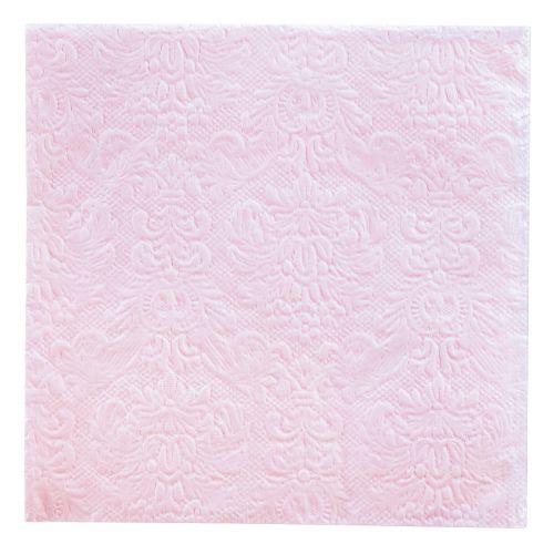 Floristik24 Servetten Roze Lenteornamenten Reliëf 33x33cm 15 st