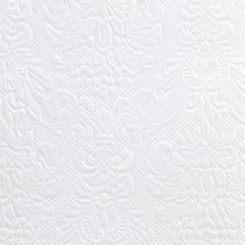 Artikel Servetten Witte Tafeldecoratie Reliëf Patroon 33x33cm 15 st.