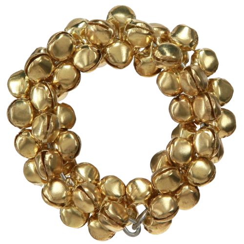 Floristik24 Servetringen goud metalen belletjes Ø5cm 8 st
