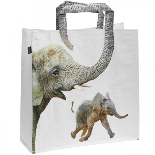 Floristik24 Shopper tas, boodschappentas B39.5cm tas olifant