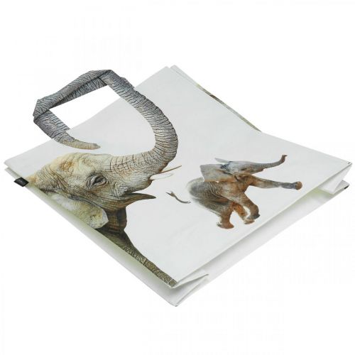 Floristik24 Shopper tas, boodschappentas B39.5cm tas olifant