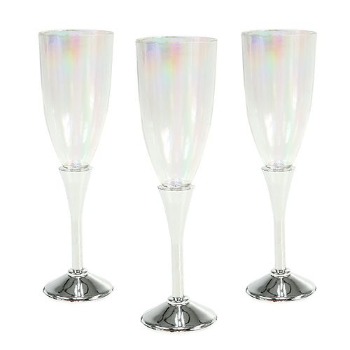 Floristik24 Oudjaarsavond champagne glas Ø2.5cm H9.5cm 8st