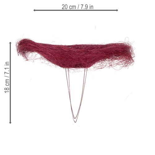 Artikel Boeketkraag, bloemenaccessoire voor creatieve bloemstukken, 20 cm, 8 stuks