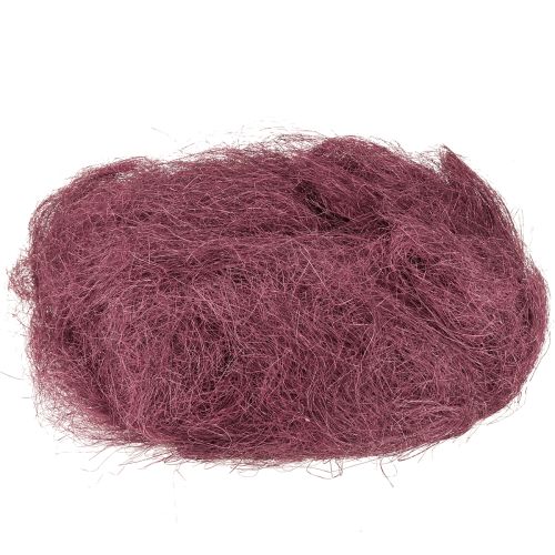 Sisal Rood Bordeaux Natuurlijke Vezel Sisal Vezel voor Ambachten 300g