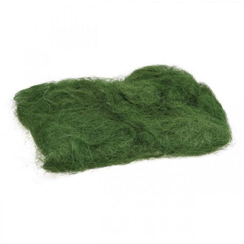 Artikel Sisal mosgroen natuurvezel voor decoratie 300g