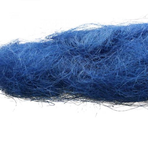 Artikel Sisal tussenvulling blauw, natuurlijke vezels 300g