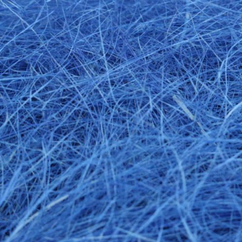 Artikel Sisal tussenvulling blauw, natuurlijke vezels 300g