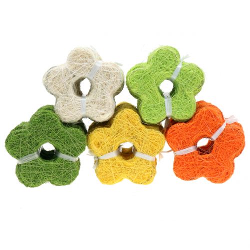 Sisal bloem Ø7.5cm 25st