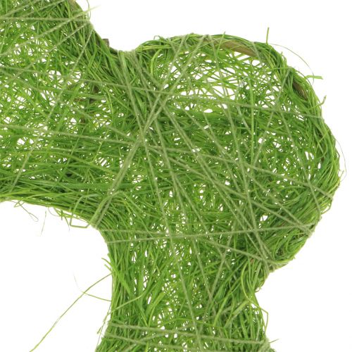 Floristik24 Sisal bloem groen Ø7.5cm 25st