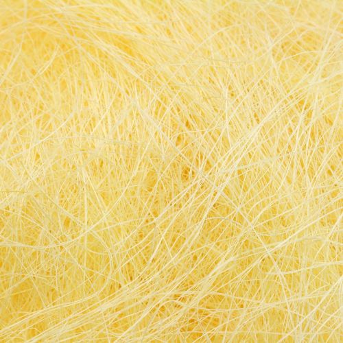 Artikel Sisalgras voor knutselen, knutselmateriaal natuurlijk materiaal geel 300g