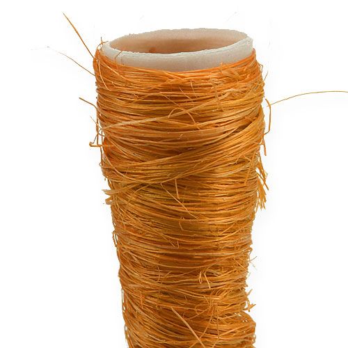 Floristik24 Sisal puntvaas oranje Ø1,5cm L15cm 20 st