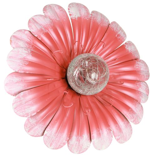 Artikel Solar LED Bloementuinlamp LED Metaal Roze Ø30cm