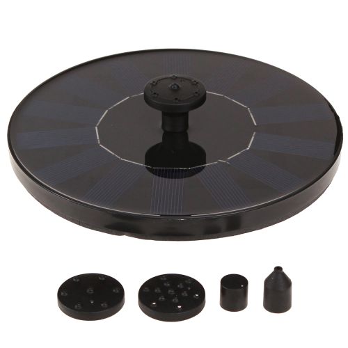 Artikel Solarfonteinfontein Ø16cm zwart 5 sproeiers