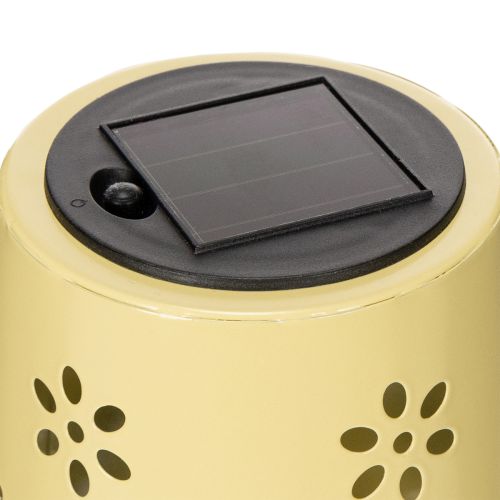 Artikel Solar tafellamp met verfijnd bloemenpatroon voor balkon of terras, 28 cm