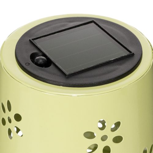 Artikel Solar LED-tafellamp met bloemenmotief, sfeervolle buitenverlichting, 28 cm