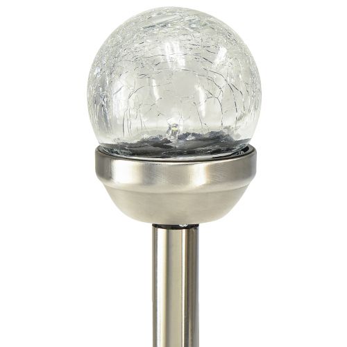 Floristik24 Solar tuinpaal zonneverlichting balkon Ø6cm H36cm 6 st