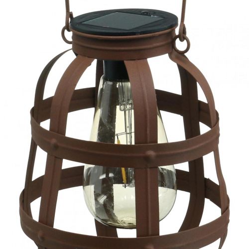 Floristik24 Solarlamp, tuinlamp, decoratieve lantaarn warm wit Ø14,5cm H19cm