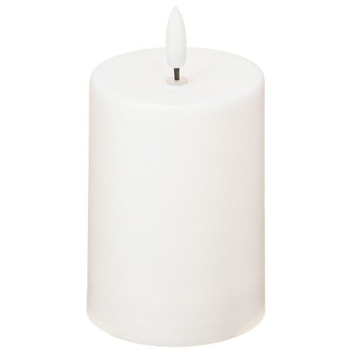 Floristik24 Solar Candle LED Kaars met Timer Wit Warm Wit Ø7cm H12.5cm
