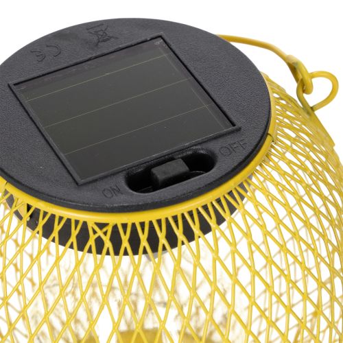 Artikel Solarlantaarn voor tuin en terras in een modern design, gemaakt van metaal, 12 cm