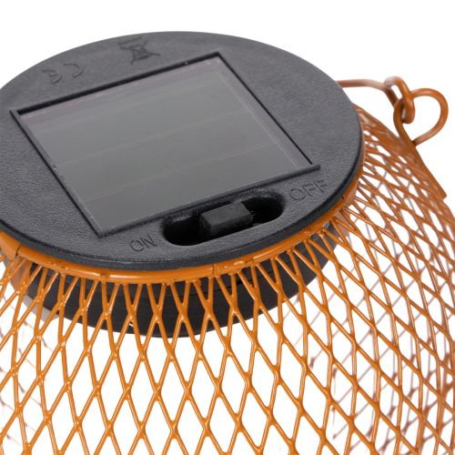 Artikel Solar LED-lantaarn voor sfeervolle tuinverlichting in een aantrekkelijk metalen ontwerp, 12 cm
