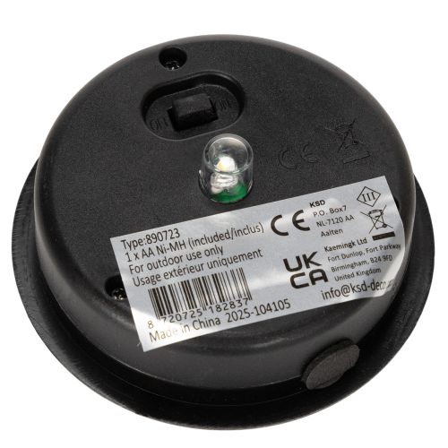 Artikel Solar lantaarn voor buiten in de tuin met een subtiel patroon voor zomeravonden, 22 cm, 3 stuks