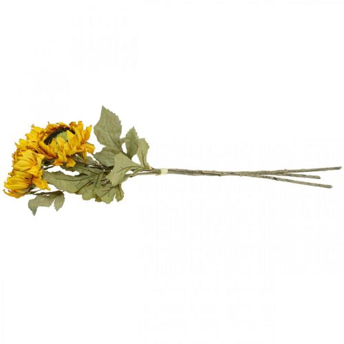 Artikel Kunst Zonnebloemen Zonnebloem Deco Drylook L60cm 3st